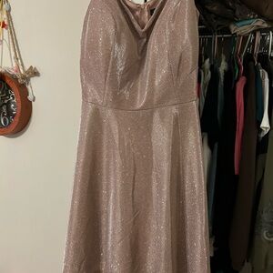 Speechless Sparkling Rose Dress